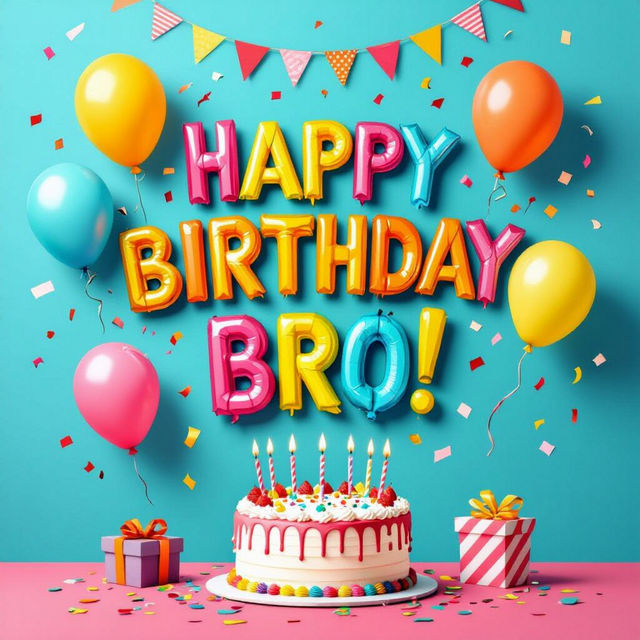 Happy Birthday Bro Images - Made With AI gallery