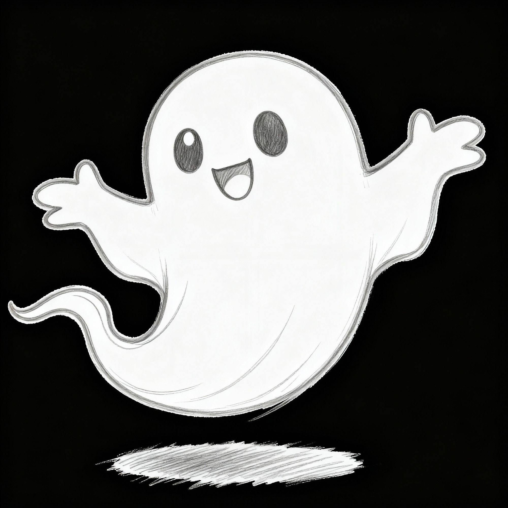 Easy Ghost Drawings Gallery - Create Your Own With AI