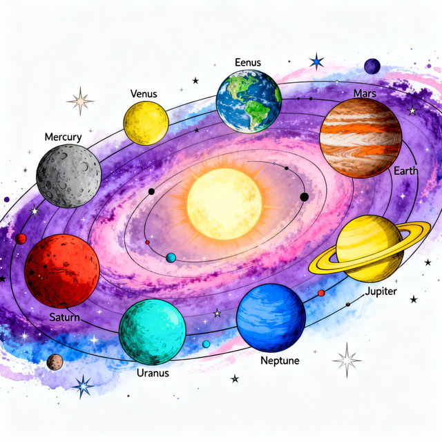The Solar System Drawing gallery