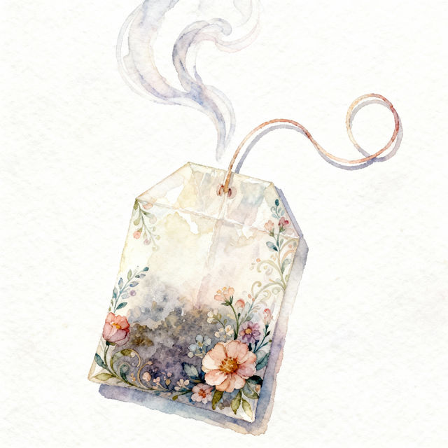 Tea Bag Drawings - AI Generated Art gallery