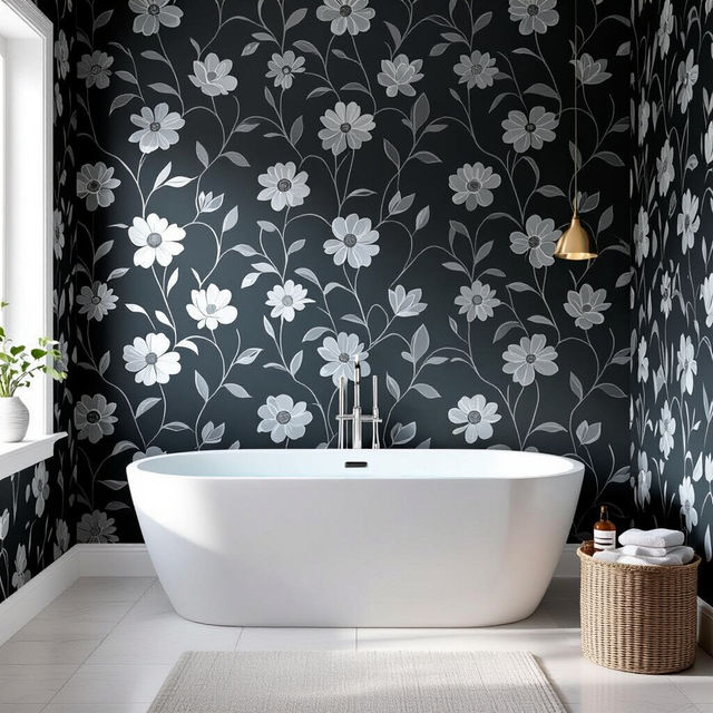 Best Peel and Stick Wallpaper for Bathrooms gallery