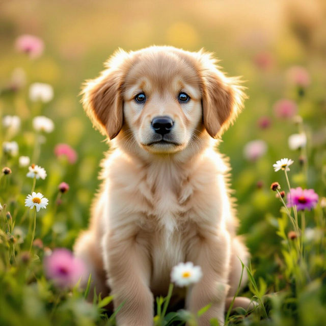 Puppy Dog Wallpaper - Adorable AI Creations gallery