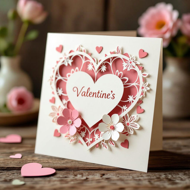 Handmade Valentine Cards Images gallery