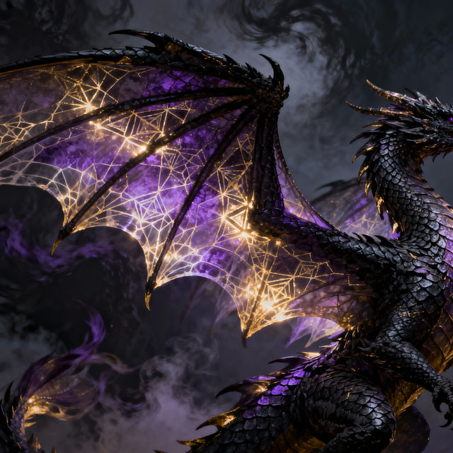 Dragon Wings Drawings - AI Generated gallery