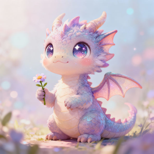 Cute Kawaii Dragon Drawings gallery