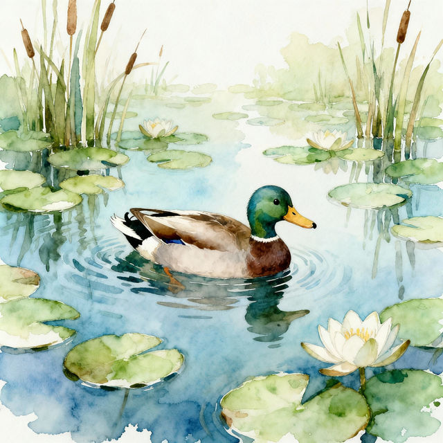 Drawings Of Ducks gallery