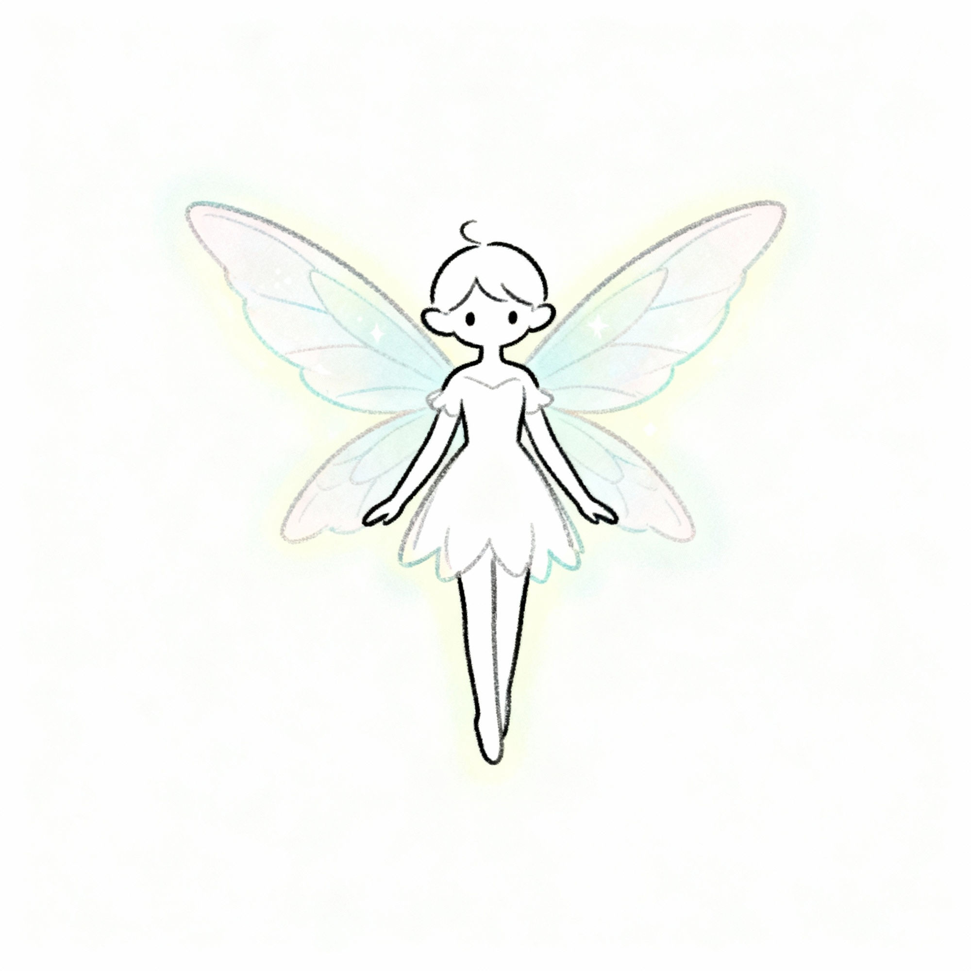 Simple Fairy Drawings - AI Art Generator