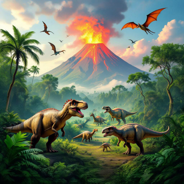Roar into Adventure with Dinosaur Wallpaper gallery