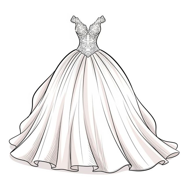 AI-Powered Dress Drawing Generator gallery