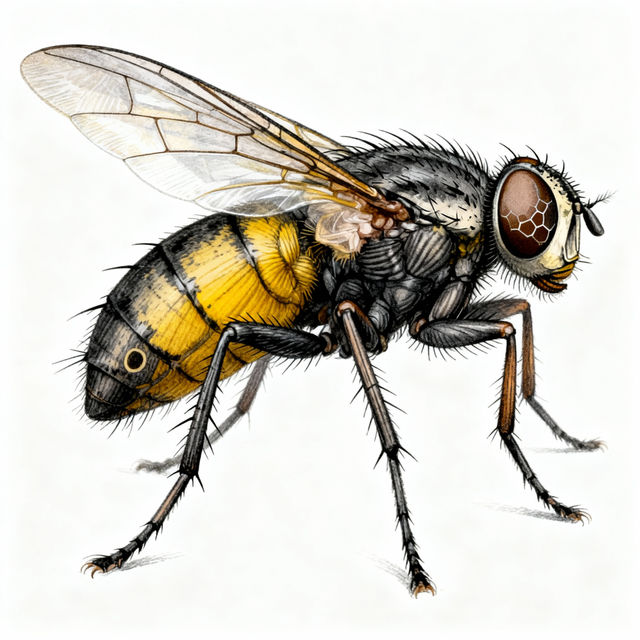 Flies Drawing gallery