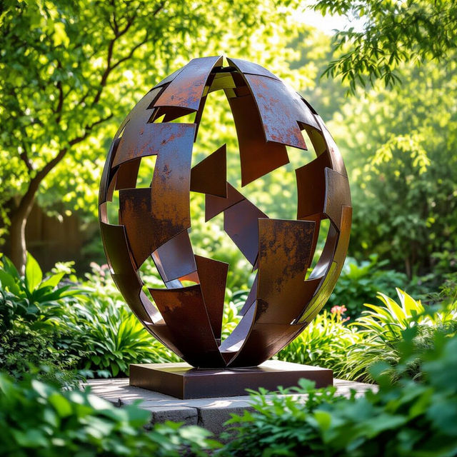 Large Metal Wall Art For Outside gallery