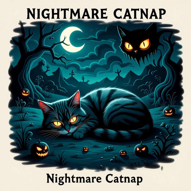 Nightmare Catnap Concept Art - AI Generated gallery