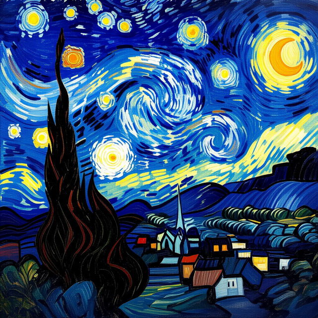 Van Gogh Style Images - Created with AI gallery