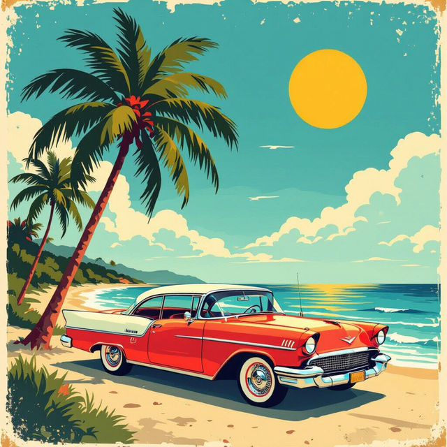 Retro Beach Art gallery