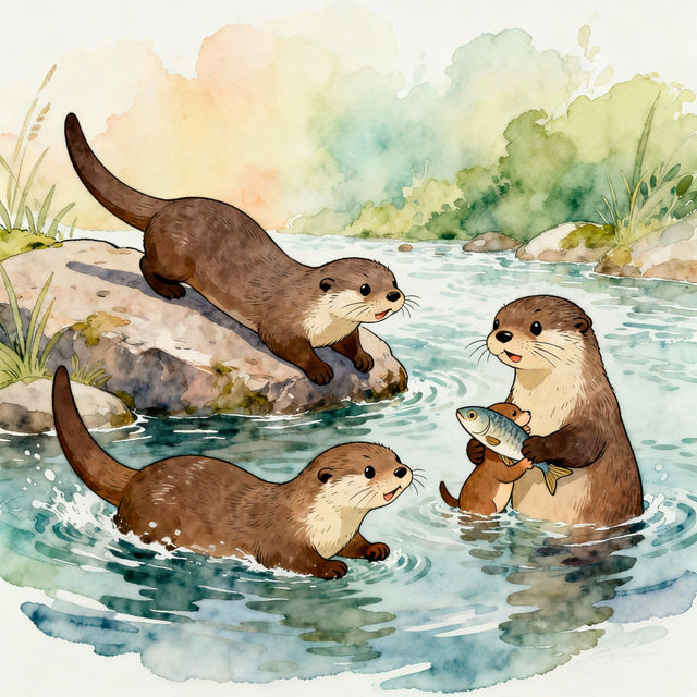 Otter Drawings gallery