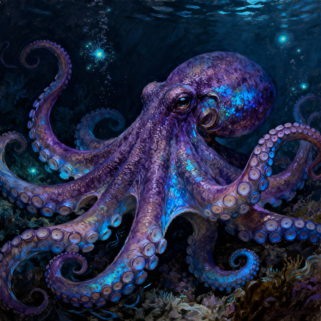 Realistic Detailed Octopus Drawings gallery