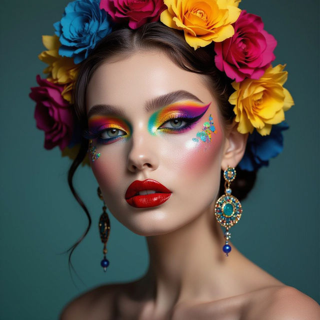 Makeup Art - AI Generated gallery