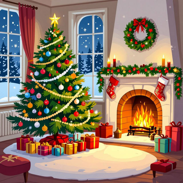 Christmas Pictures to Draw gallery