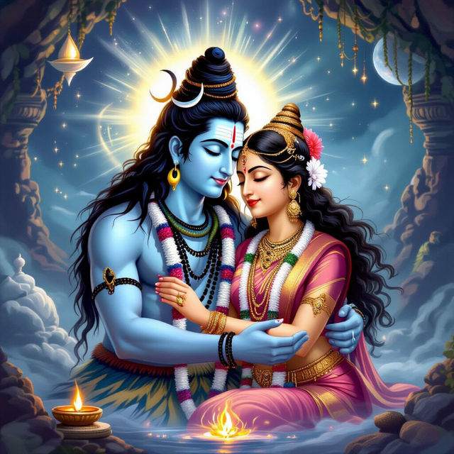 Shiv Parvati Images - AI Generated Art gallery