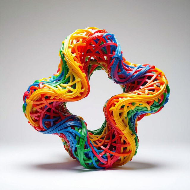 Rubber Band Art - Made With AI gallery