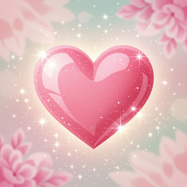Generate Pink Heart Wallpapers with AI gallery