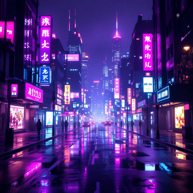 Neon Purple Aesthetic Wallpapers gallery
