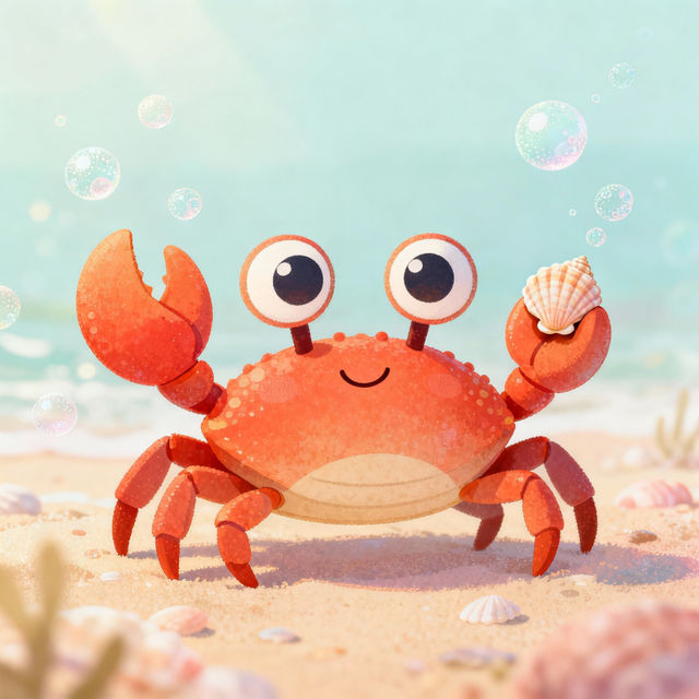 Cute Crab Drawings - Made With AI gallery