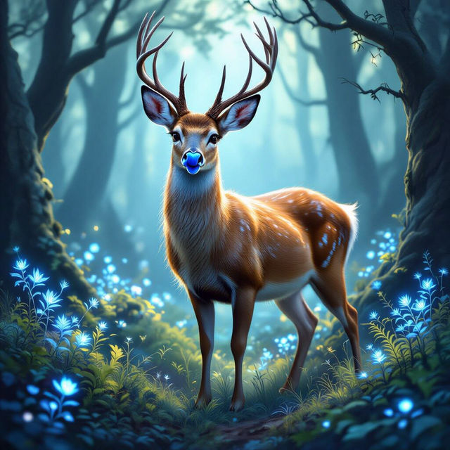 Blue Tongue Deer Pictures gallery