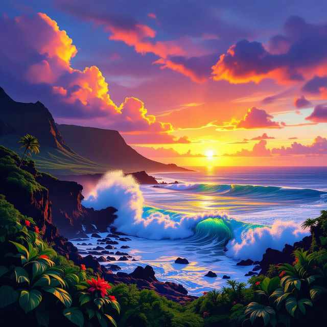 Hawaii Wallpapers - Stunning AI Art gallery