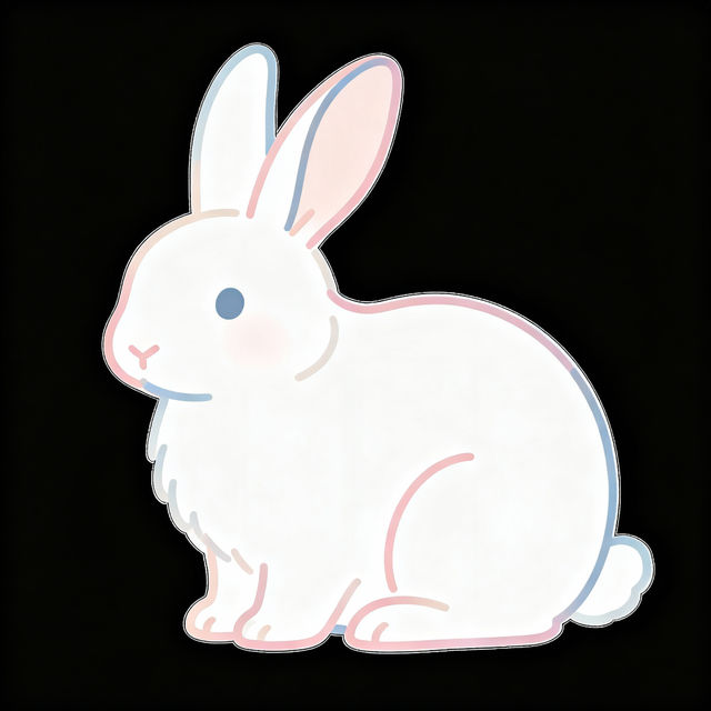 Rabbit Simple Drawing gallery