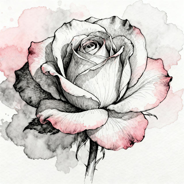 Blooming Flower Drawings - AI Generated Art gallery