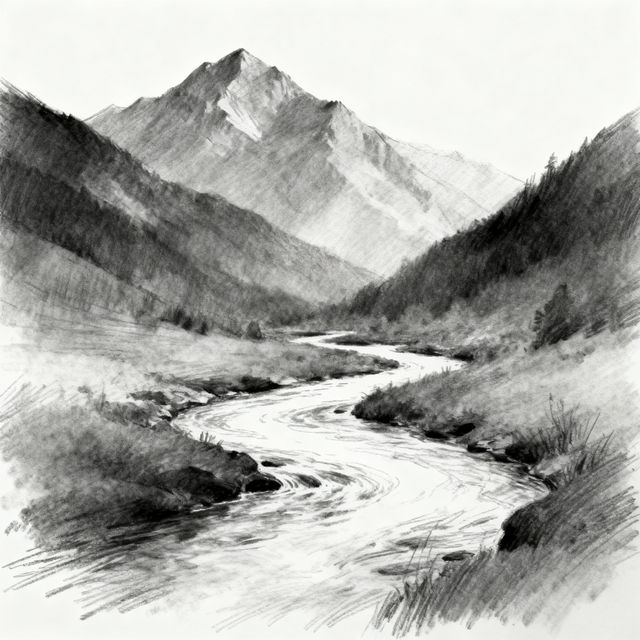 Landscape Sketch Art gallery