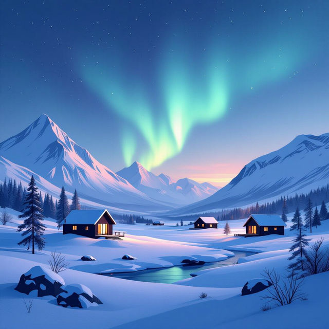 Nordic Wallpaper - AI Generated gallery