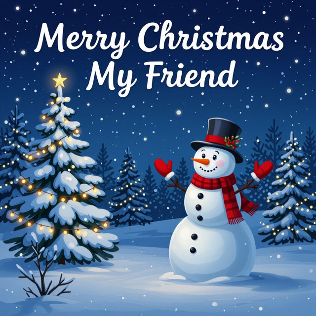 Merry Christmas My Friend Images gallery