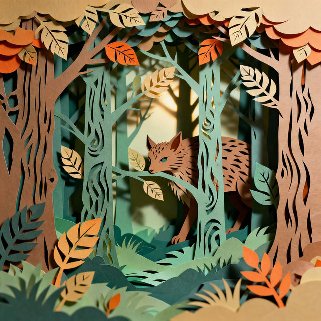 Cut Drawing Art - AI Generated gallery