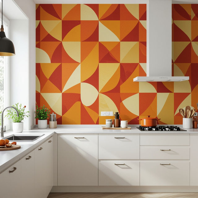 Kitchen Wall Wallpaper gallery
