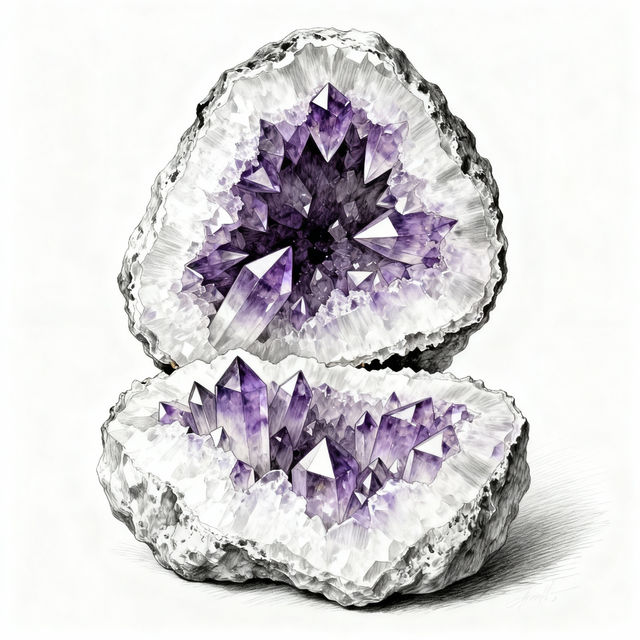 Mineral Drawings - AI Generated Art gallery