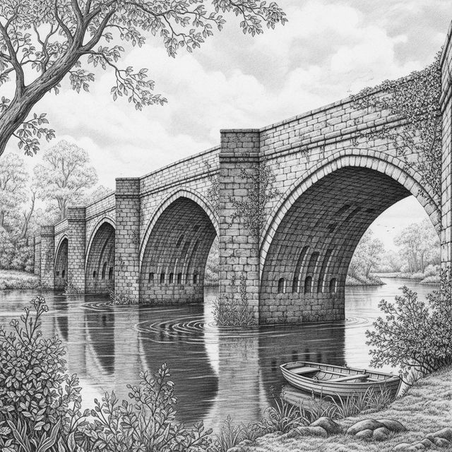 AI-Generated Bridge Drawings gallery
