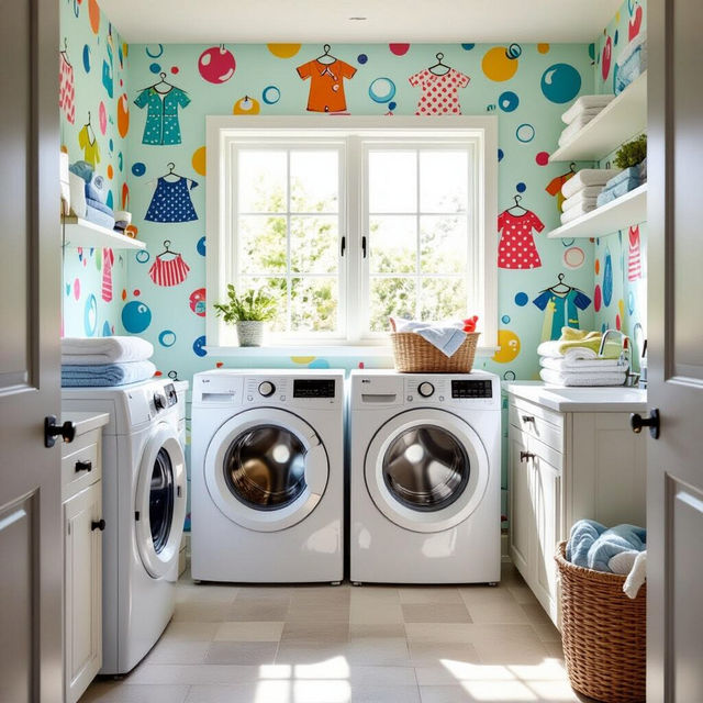 Laundry Room Wallpaper gallery