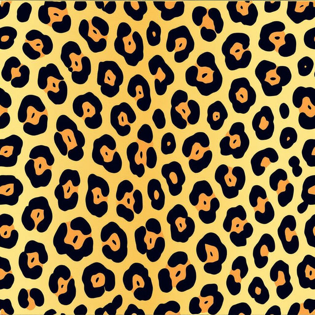 Cheetah Print Wallpaper - AI Generated gallery