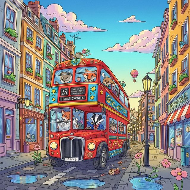 Browse Bus Drawings Made With AI gallery