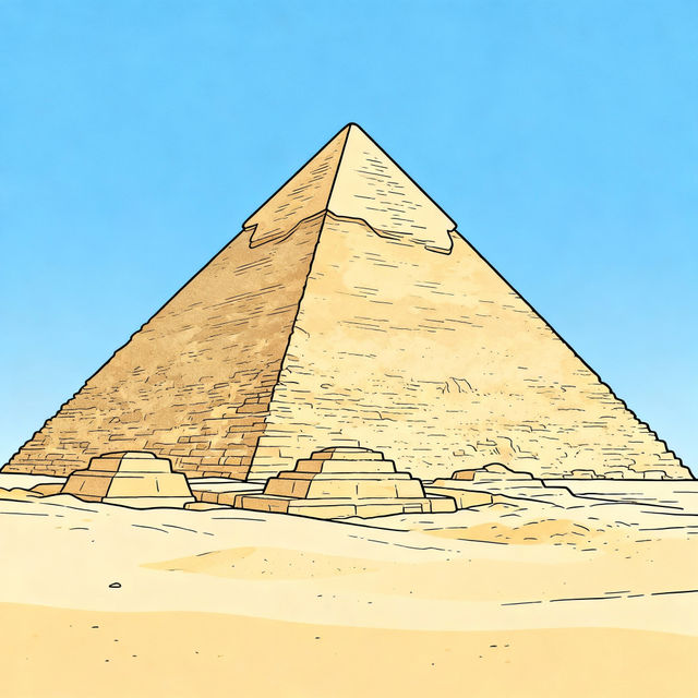 Pyramid Drawing Easy gallery