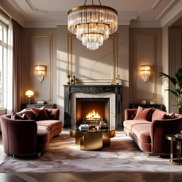 Art Deco Living Room Designs gallery