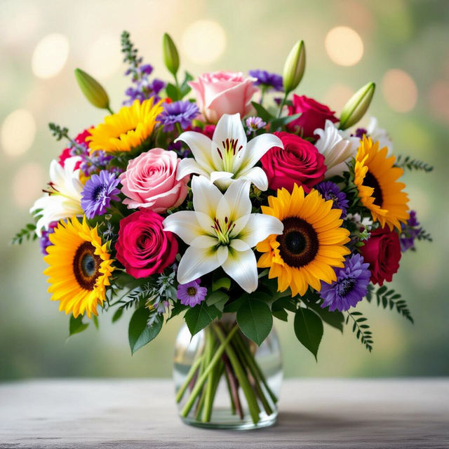 Desktop Wallpaper Flowers - AI Generated gallery