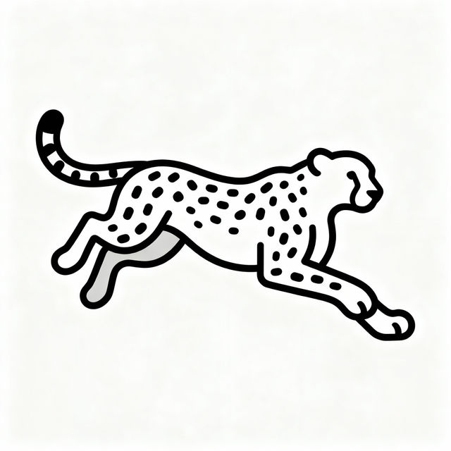 Easy Cheetah Drawings gallery