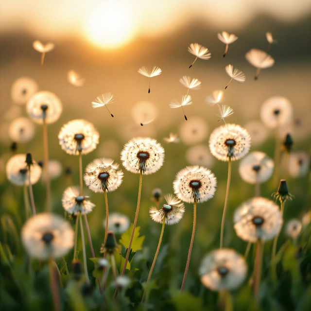 Dandelion Wall Art - AI Generated gallery