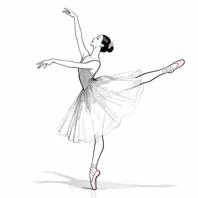 Dancer Drawings - Easy AI Art gallery