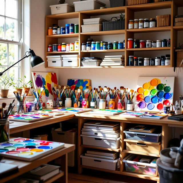 Art Supply Storage Ideas gallery