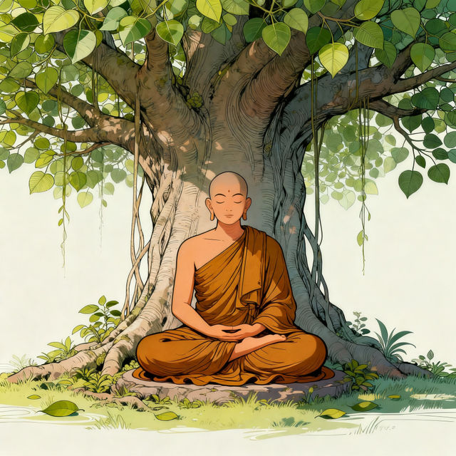 Buddhism Drawings - AI Generated Art gallery