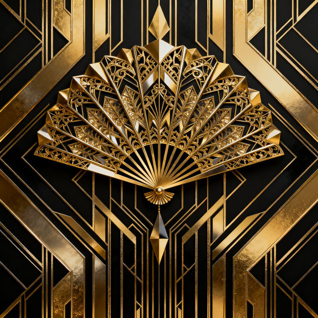Art Deco Motifs - Made With AI gallery